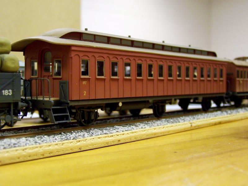 Early SAR Clemenson style SAR pass car,4mm scale scratchbuil